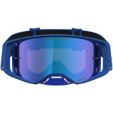 Masque Alpinestars supertech vesta blithe bleu blanc miroir bleu