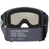 Masque Alpinestars vision sand noir gris foncé fumé | Oxmoto