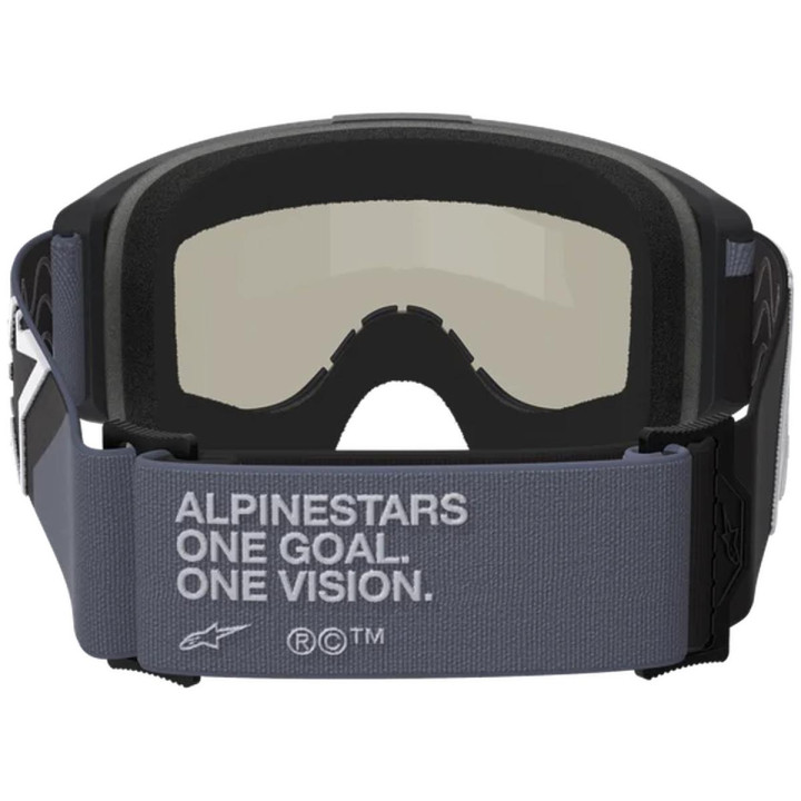 Masque Alpinestars vision sand noir gris foncé fumé | Oxmoto