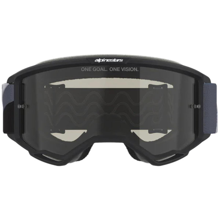 Masque Alpinestars vision sand noir gris foncé fumé | Oxmoto