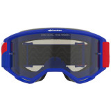 Masque Alpinestars vision sand bleu rouge blanc foncé fumé