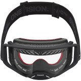 Masque Alpinestars supertech vesta noir mat argent transparent