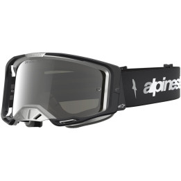 Masque Alpinestars vision 8 amber noir argent miroir argent