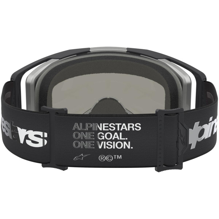Masque Alpinestars vision 8 amber noir argent miroir argent