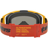 Masque Alpinestars vision 8 amber fire rouge noir miroir rouge