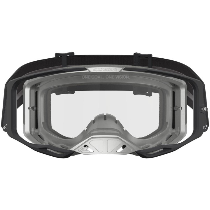Masque Alpinestars vision 8 amber noir argent transparent 5101527-1742-OS
