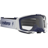 Masque Alpinestars vision 8 amber blanc navy transparent