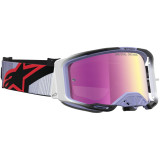 Masque Alpinestars vision 8 maven lavender noir miroir rose