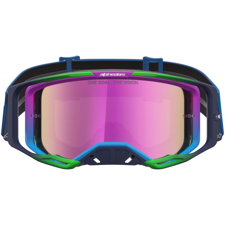 Masque Alpinestars vision 8 maven blithe bleu violet miroir rose