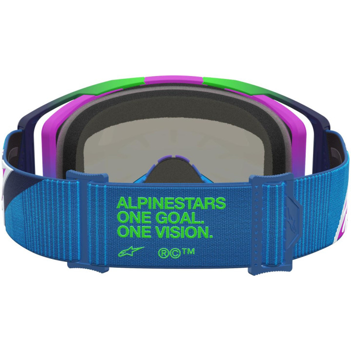 Masque Alpinestars vision 8 maven blithe bleu violet miroir rose