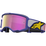 Masque Alpinestars vision 5 drag rouge violet miroir rose