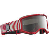 Masque Alpinestars vision 5 hone rouge blanc miroir argent