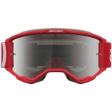 Masque Alpinestars vision 5 hone rouge blanc miroir argent