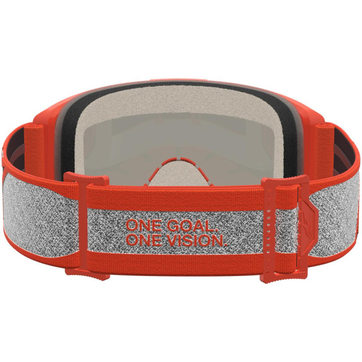 Masque Alpinestars vision 5 rora argent orange miroir rouge