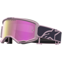 Masque Alpinestars vision 5 rora graystone old rose miroir rose