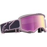 Masque Alpinestars vision 5 rora graystone old rose miroir rose