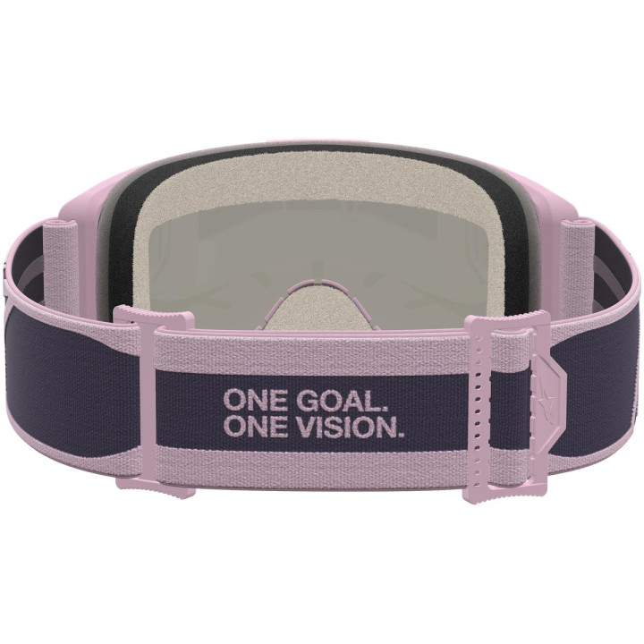 Masque Alpinestars vision 5 rora graystone old rose miroir rose