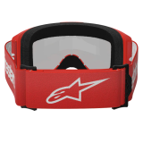 Masque Alpinestars vision 3 wordmark rouge miroir argent