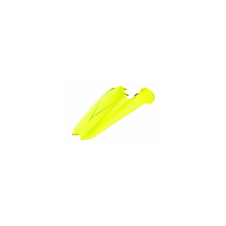 Garde-boue arrière + plaques latérales Polisport jaune fluo Beta rr