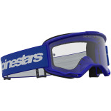 Masque Alpinestars vision 3 wordmark bleu transparent