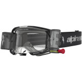 Masque Alpinestars vision 8 amber noir argent transparent 5103327-1742-OS