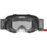 Masque Alpinestars vision 8 amber noir argent transparent 5103327-1742-OS