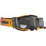 Masque Alpinestars vision 8 amber jaune rouge noir transparent