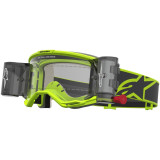 Masque Alpinestars roll-off vision 5 rora jaune fluo noir transparent