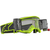 Masque Alpinestars roll-off vision 5 rora jaune fluo noir transparent
