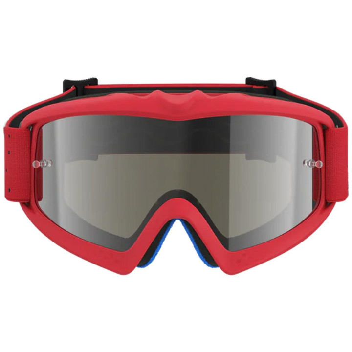 Masque Alpinestars vision enfant vesta rouge fluo chrome miroir argent