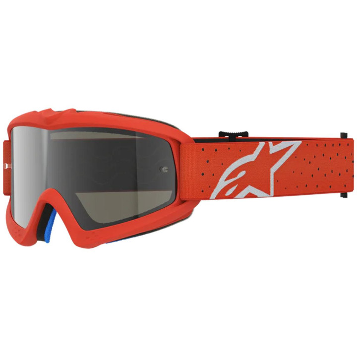 Masque Alpinestars vision enfant vesta orange argent miroir argent