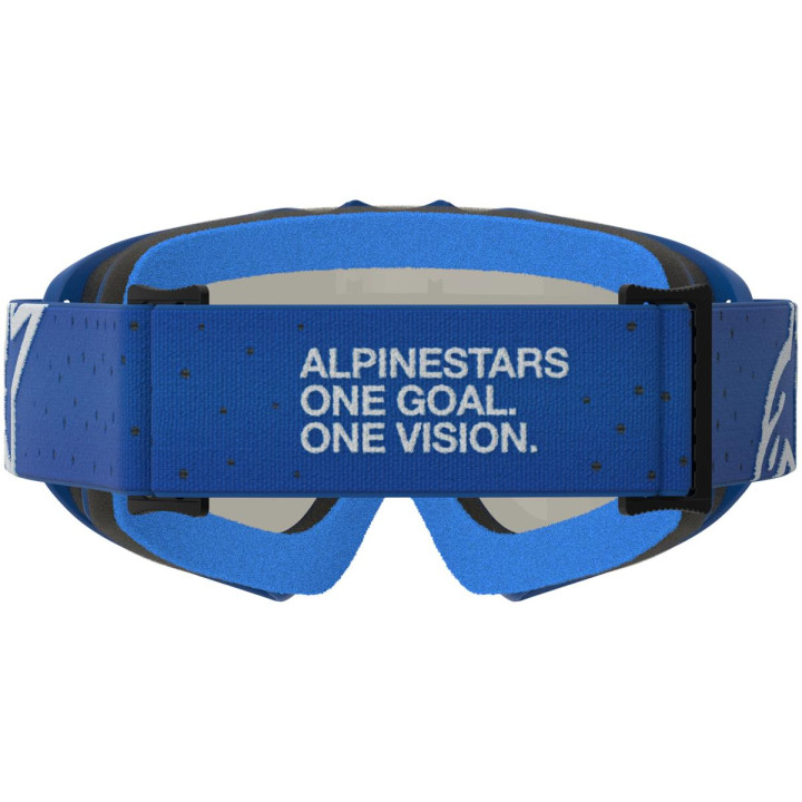 Masque Alpinestars vision enfant vesta blithe bleu blanc miroir bleu