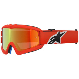Masque Alpinestars vision enfant corp orange miroir rouge