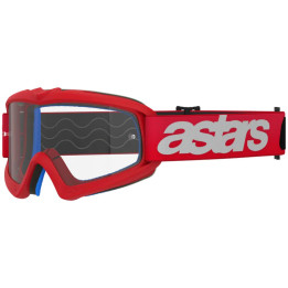 Masque Alpinestars vision enfant blaze rouge transparent