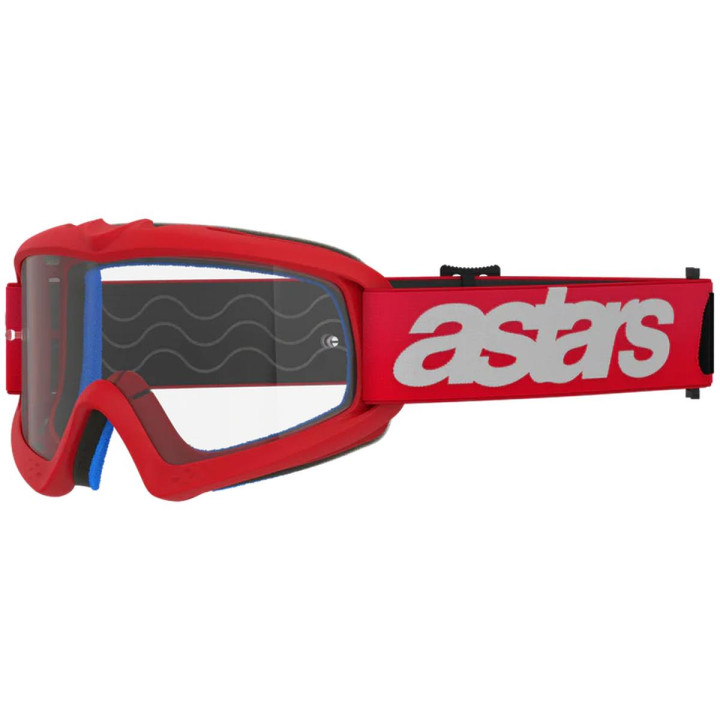 Masque Alpinestars vision enfant blaze rouge transparent