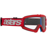 Masque Alpinestars vision enfant blaze rouge transparent