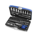 Coffret douilles & cliquet Expert 1/4" métrique et pouce