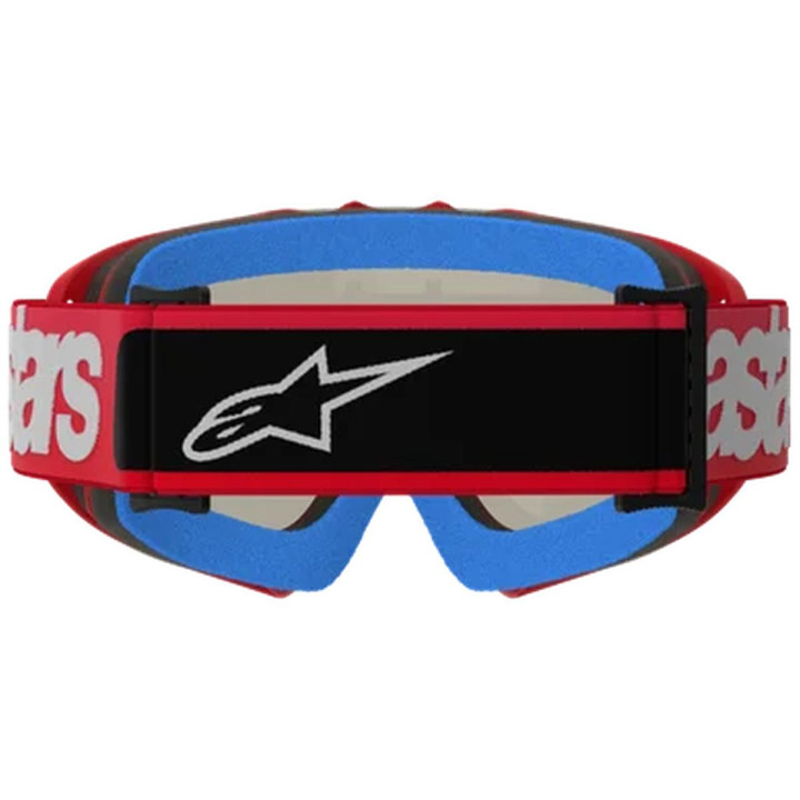 Masque Alpinestars vision enfant blaze rouge miroir argent