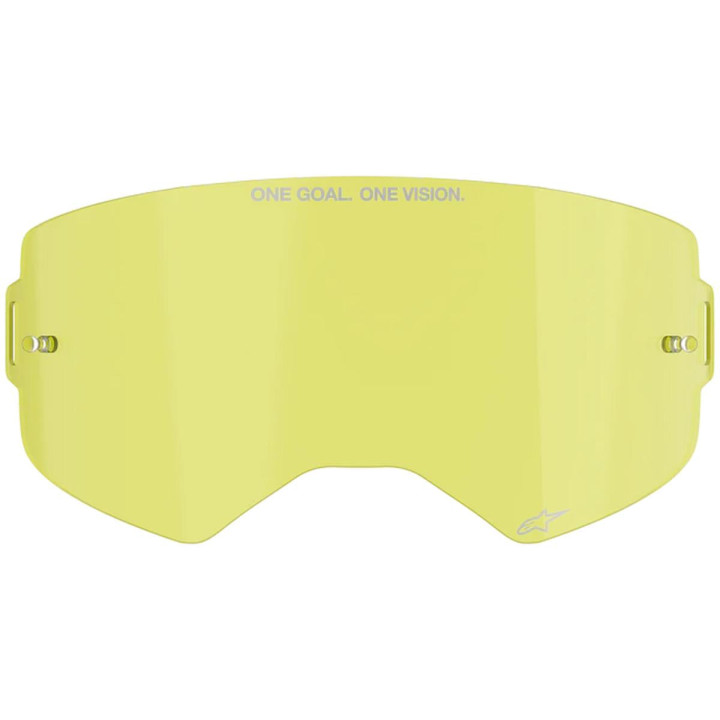 Écran Alpinestars supertech clear transparent jaune | Oxmoto