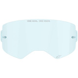 Écran Alpinestars supertech clear transparent bleu | Oxmoto