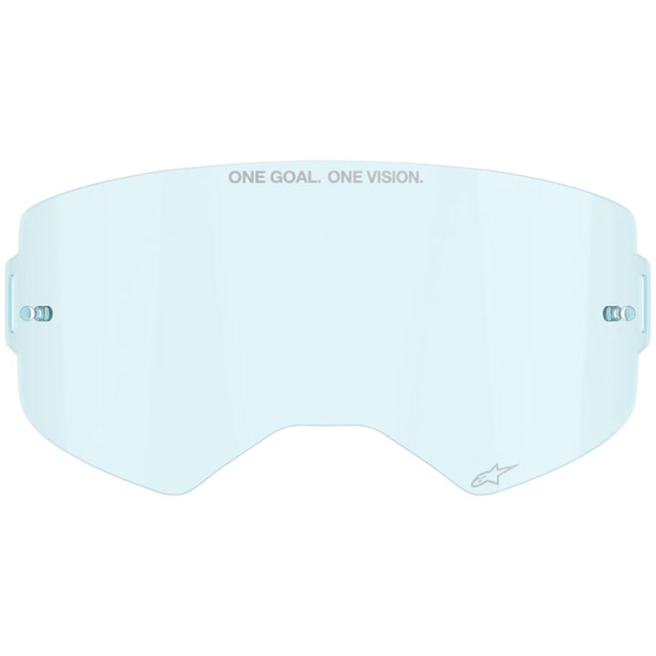 Écran Alpinestars supertech clear transparent bleu | Oxmoto
