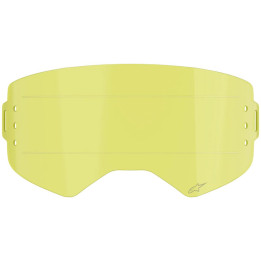 Écran roll-off Alpinestars supertech film transparent jaune