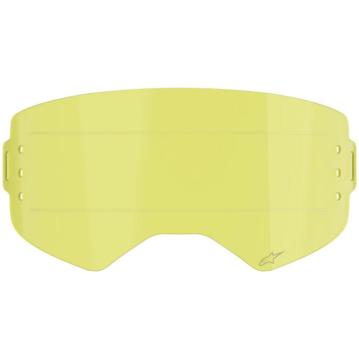 Écran roll-off Alpinestars supertech film transparent jaune