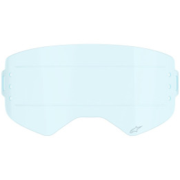 Écran roll-off Alpinestars supertech film transparent bleu
