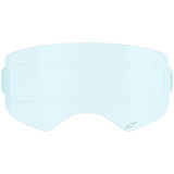 Écran roll-off Alpinestars supertech film transparent bleu