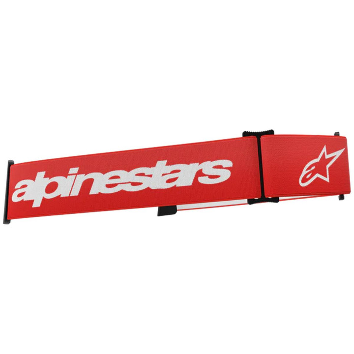 Bandeau de masque Alpinestars supertech rouge blanc | Oxmoto