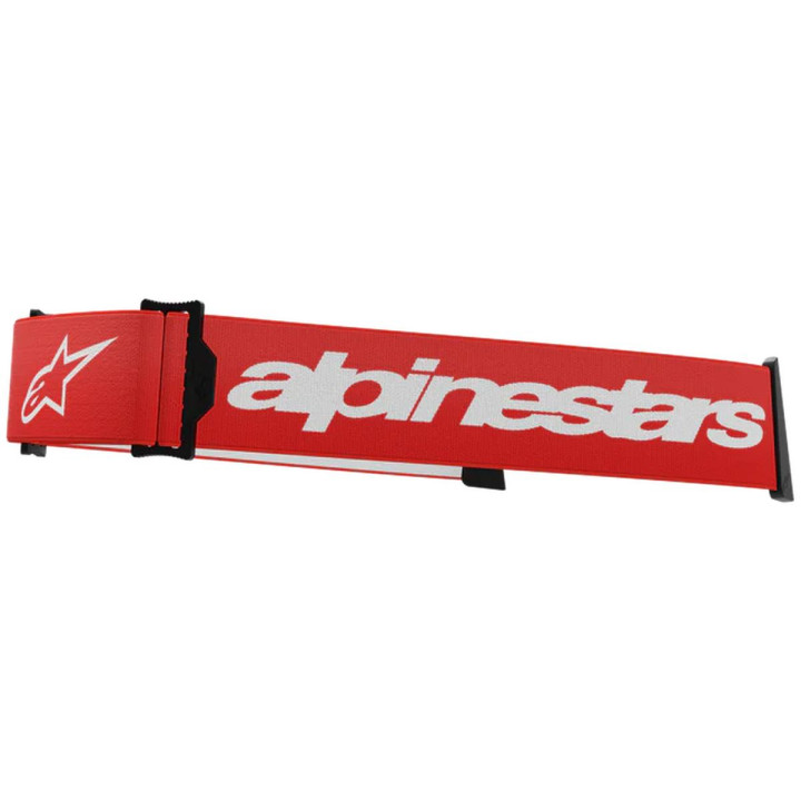 Bandeau de masque Alpinestars supertech rouge blanc | Oxmoto