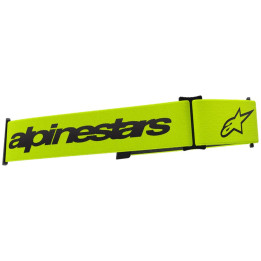Bandeau de masque Alpinestars supertech jaune fluo noir