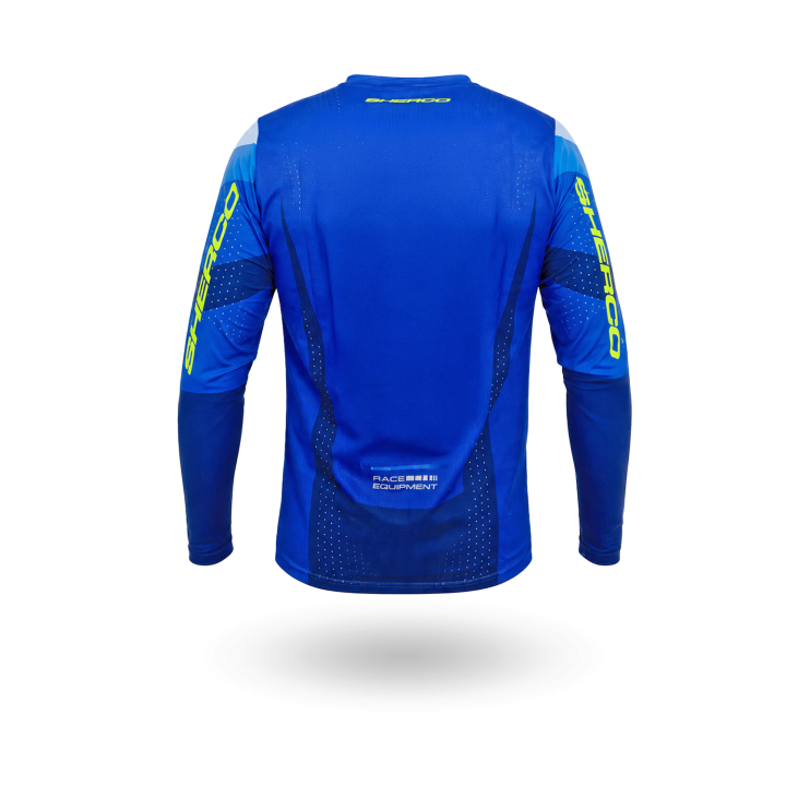 Maillot trial sherco team bleu | Oxmoto
