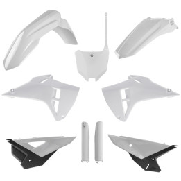 Kit plastique Polisport restyling Honda crf blanc | Oxmoto